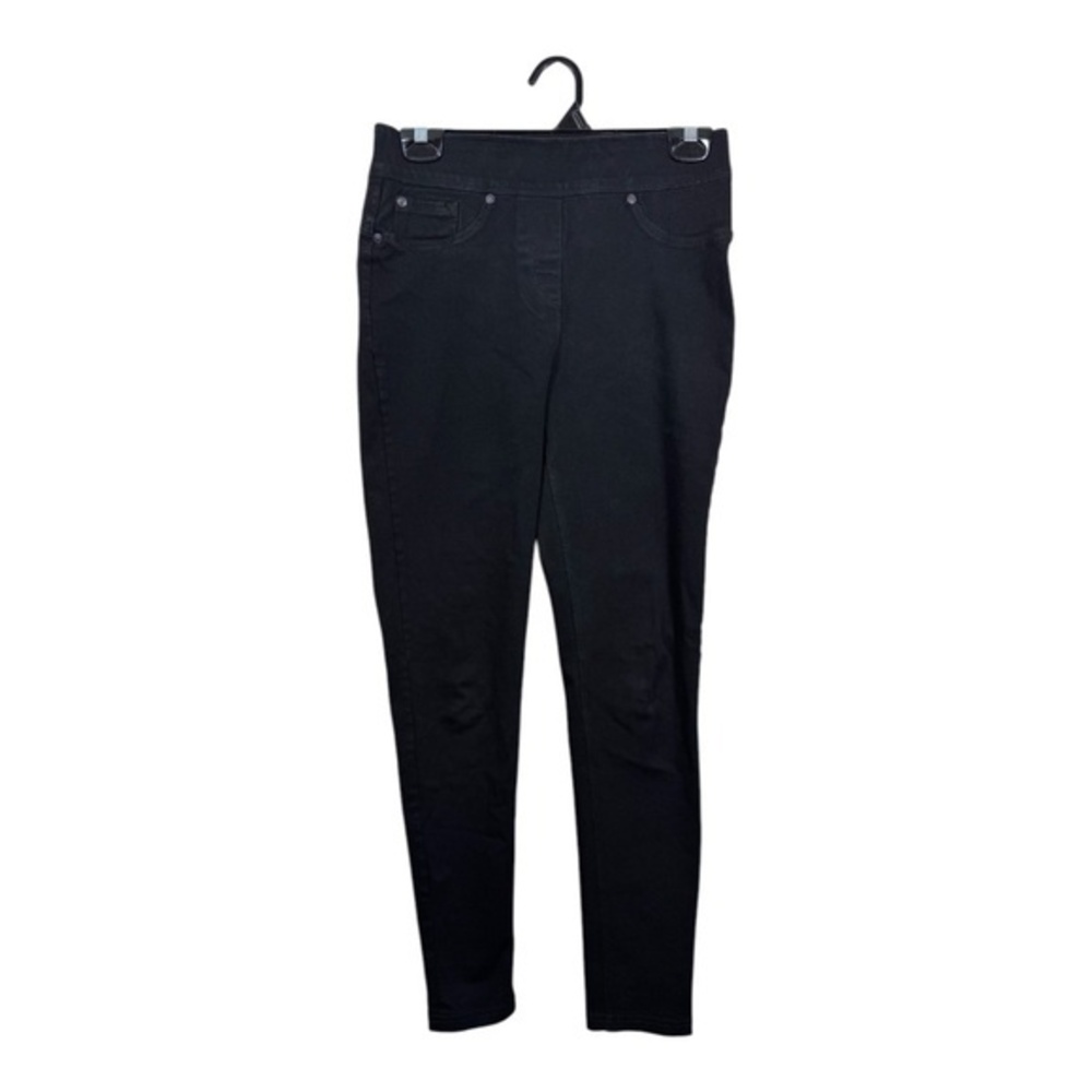 Luxe Denim Womens Jeggings Size Small Black 4 Way Stretch Classic Preppy Office